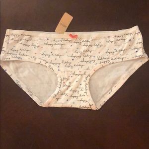 Aerie HipHugger Happy Holidays Size Medium
